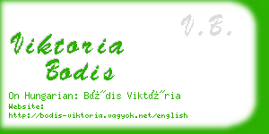 viktoria bodis business card